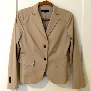 Brooks Brothers crop khaki jacket